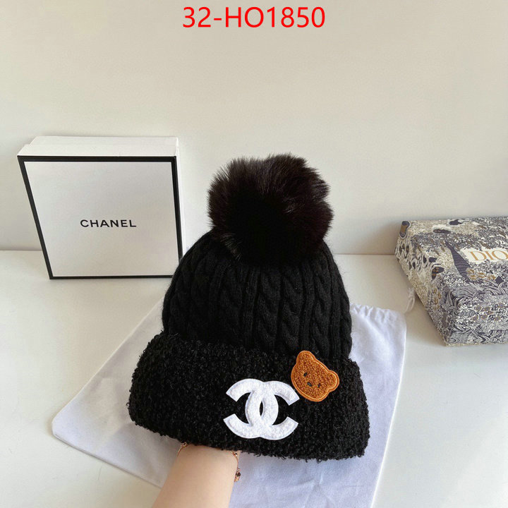 Cap (Hat)-Chanel,1:1 replica wholesale , ID: HO1850,$: 32USD