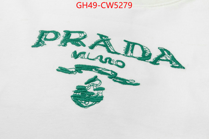 Clothing-Prada,1:1 replica , ID: CW5279,$: 49USD