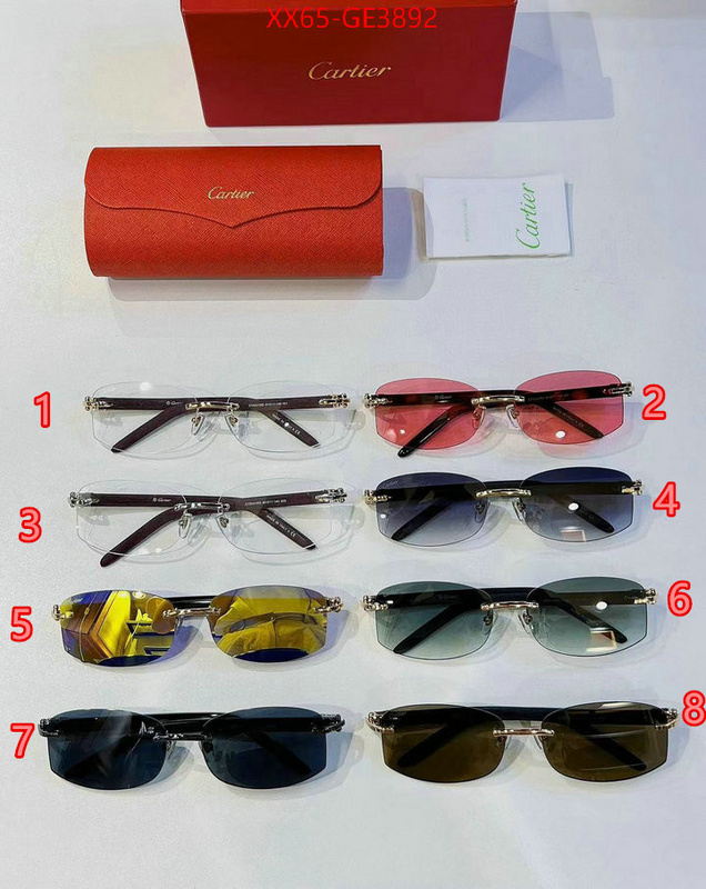 Glasses-Cartier,what's the best to buy replica , ID: GE3892,$: 65USD