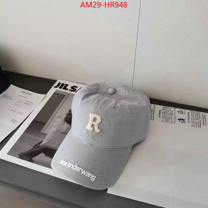 Cap (Hat)-Alexander Wang,fake cheap best online , ID: HR948,$: 29USD