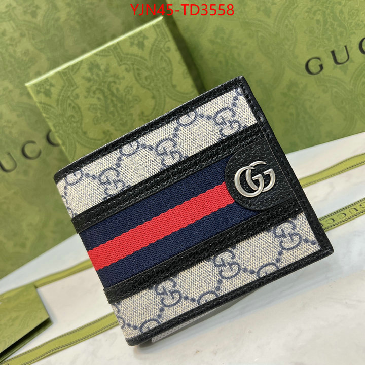 Gucci Bags(4A)-Wallet-,cheap replica ,ID: TD3558,$: 45USD