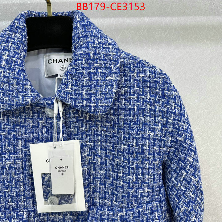 Clothing-Chanel,1:1 replica wholesale , ID: CE3153,$: 179USD