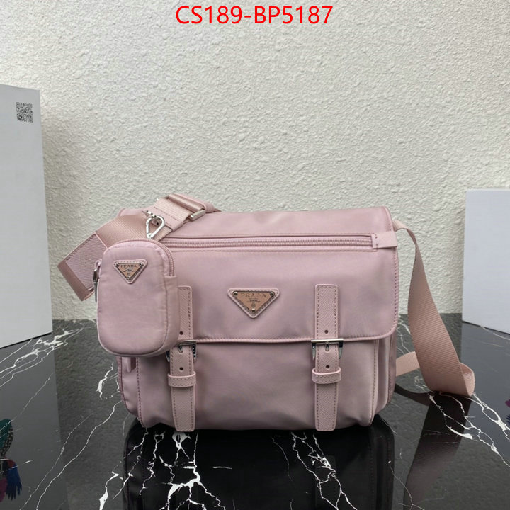 Prada Bags(TOP)-Diagonal-,ID: BP5187,$: 189USD