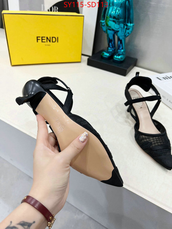 Women Shoes-Fendi,wholesale designer shop , ID: SD113,$: 115USD