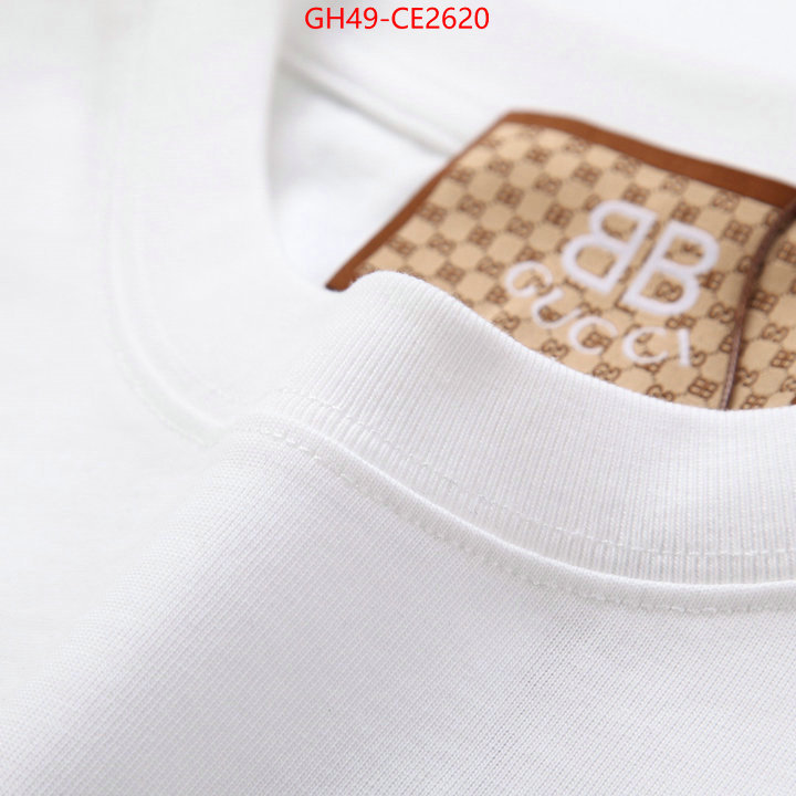 Clothing-Gucci,buy top high quality replica , ID: CE2620,$: 49USD