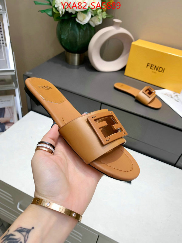 Women Shoes-Fendi,replica shop , ID: SA5889,$: 82USD