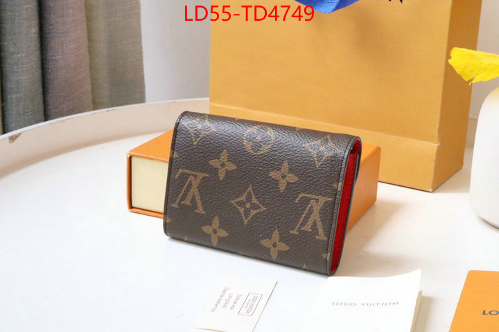 LV Bags(TOP)-Wallet,ID: TD4749,$: 55USD