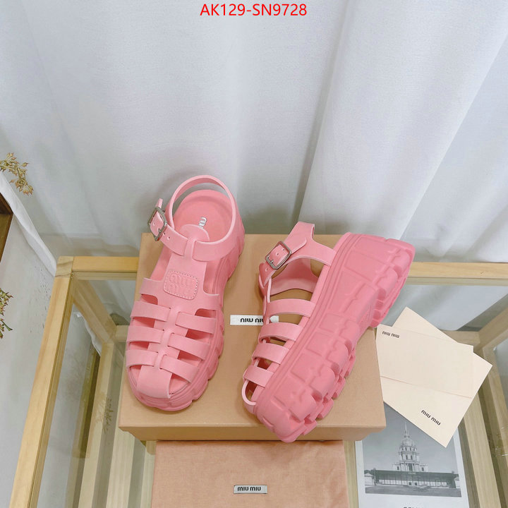 Women Shoes-Miu Miu,mirror quality , ID: SN9728,$: 129USD