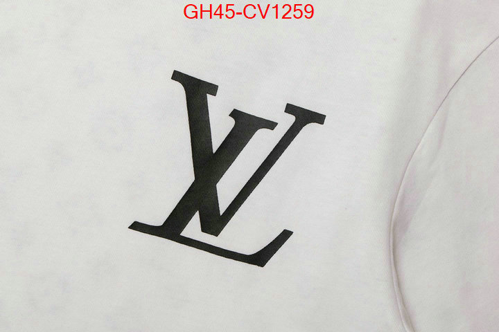 Clothing-LV,wholesale 2023 replica , ID: CV1259,$: 45USD