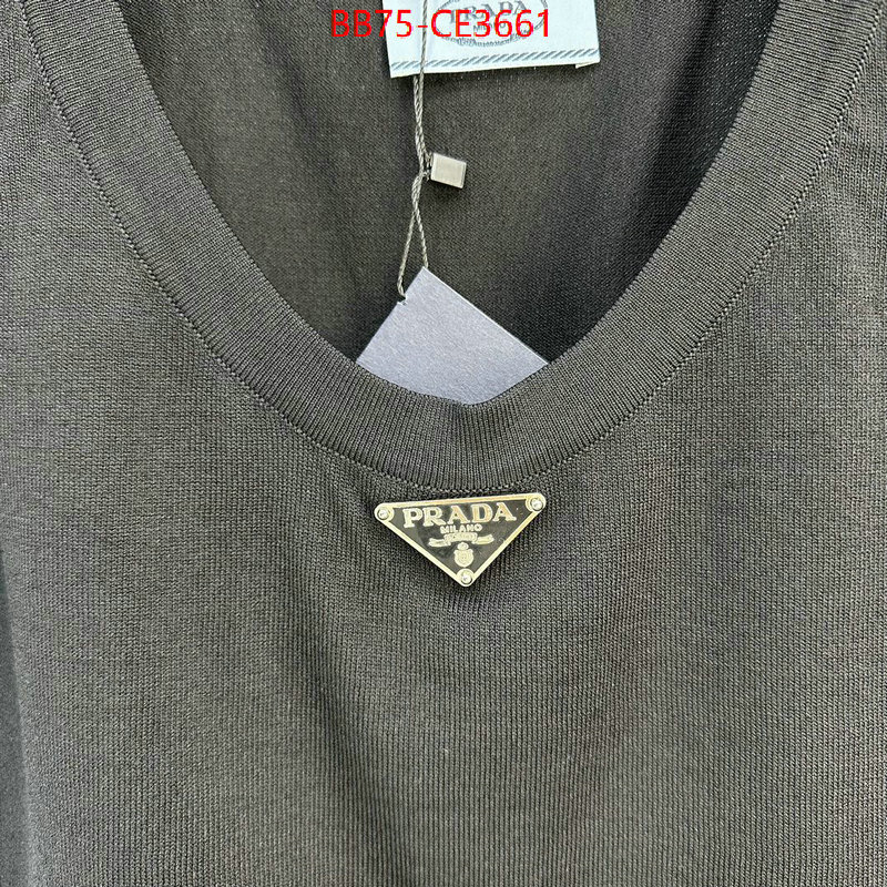 Clothing-Prada,fake aaaaa , ID: CE3661,$:75USD