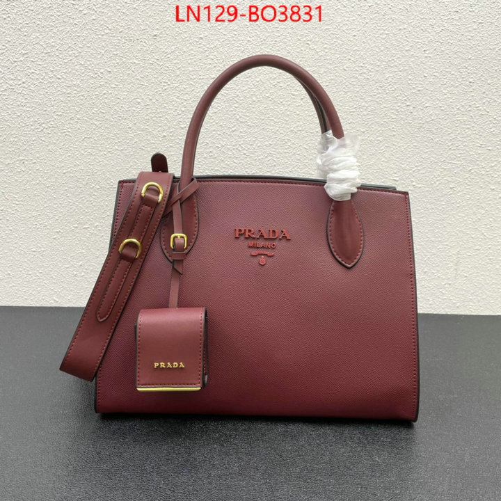 Prada Bags(4A)-Handbag-,best quality replica ,ID: BO3831,$: 129USD