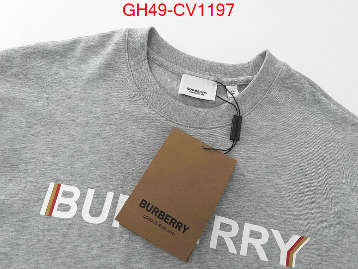 Clothing-Burberry,sellers online , ID: CV1197,$: 49USD