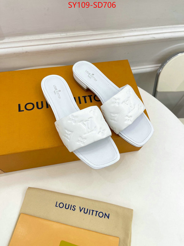 Women Shoes-LV,mirror copy luxury , ID: SD706,$: 109USD