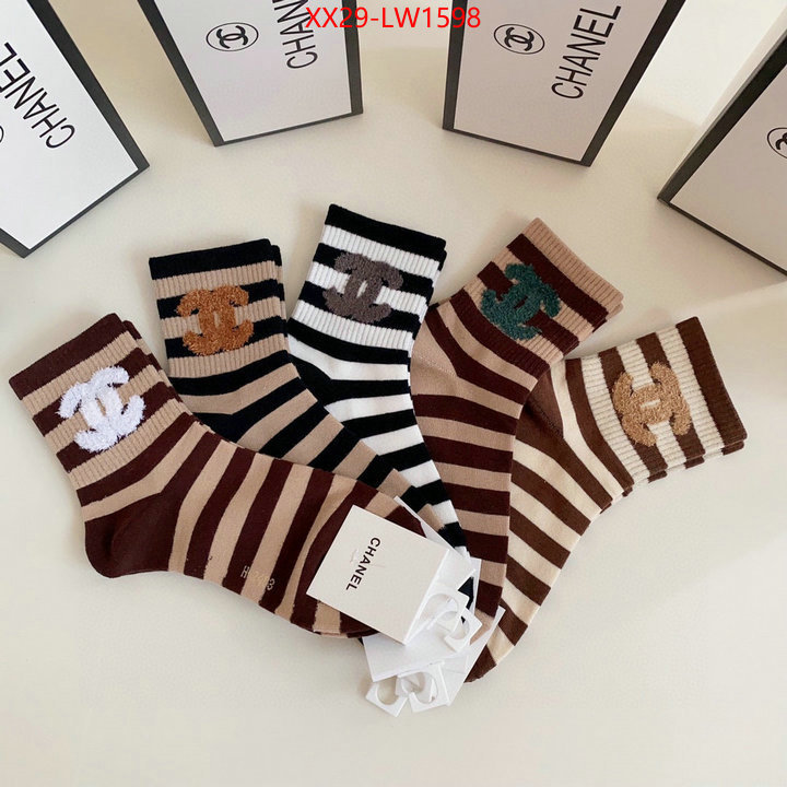 Sock-Chanel,best website for replica , ID: LW1598,$: 29USD