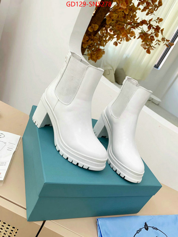 Women Shoes-Prada,the best quality replica , ID: SN5278,$: 129USD