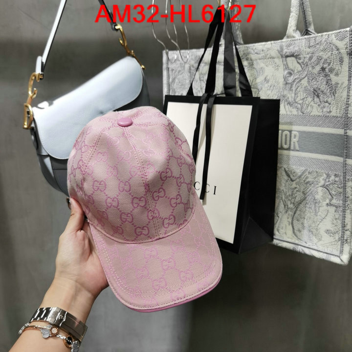 Cap (Hat)-Gucci,aaaaa quality replica , ID: HL6127,$: 32USD