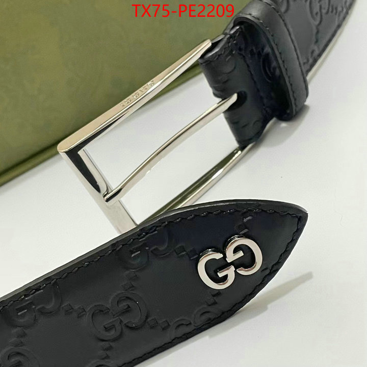 Belts-Gucci,the best designer , ID: PE2209,$: 75USD