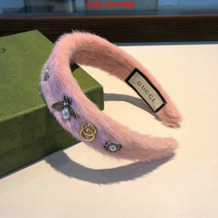 Hair band-Gucci,high quality replica , ID: AW3958,$: 35USD