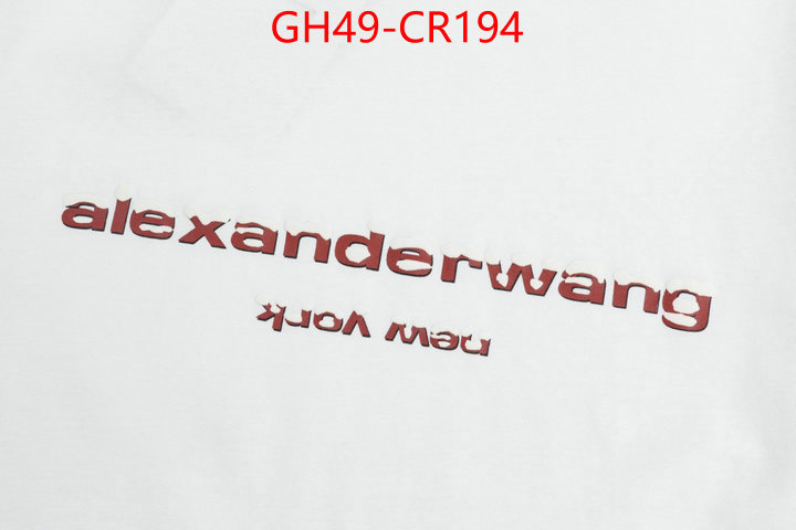 Clothing-Alexander Wang,luxury shop , ID: CR194,$: 49USD