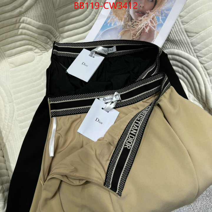 Clothing-Dior,top quality designer replica , ID: CW3412,$: 119USD