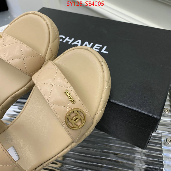 Women Shoes-Chanel,fake , ID: SE4005,$: 125USD