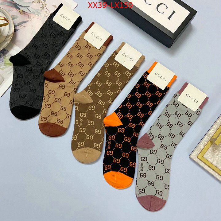 Sock-Gucci,fake , ID: LX159,$: 39USD