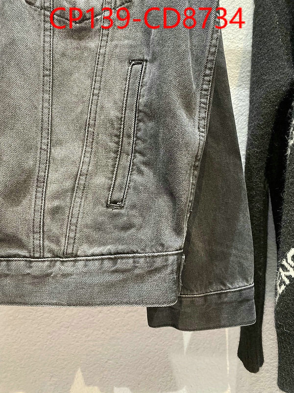 Clothing-Denim Jackets,replicas , ID: CD8734,$: 139USD