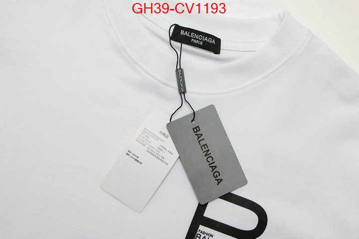 Clothing-Balenciaga,2023 aaaaa replica customize , ID: CV1193,$: 39USD