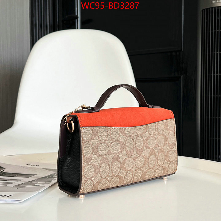 Coach Bags(4A)-Diagonal,1:1 replica wholesale ,ID: BD3287,$: 95USD