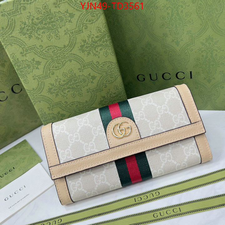 Gucci Bags(4A)-Wallet-,website to buy replica ,ID: TD3561,$: 49USD