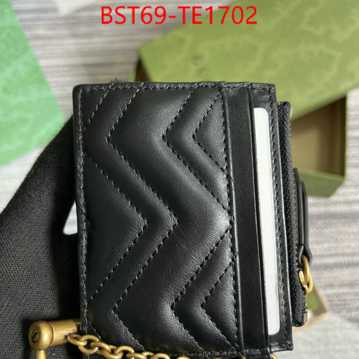 Gucci Bags(TOP)-Wallet-,replica 1:1 high quality ,ID: TE1702,$: 69USD