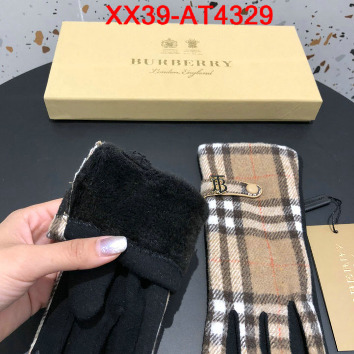 Gloves-Burberry,high quality perfect , ID: AT4329,$: 39USD