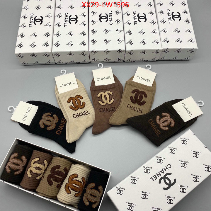 Sock-Chanel,where can i buy the best 1:1 original , ID: LW1596,$: 29USD