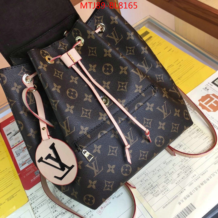 LV Bags(4A)-Backpack-,aaaaa quality replica ,ID: BL8165,$: 89USD