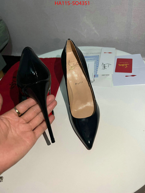 Women Shoes-Chrstn 1ouboutn,found replica , ID: SO4351,$: 115USD