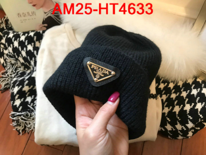 Cap (Hat)-Prada,designer wholesale replica , ID: HT4633,$: 25USD