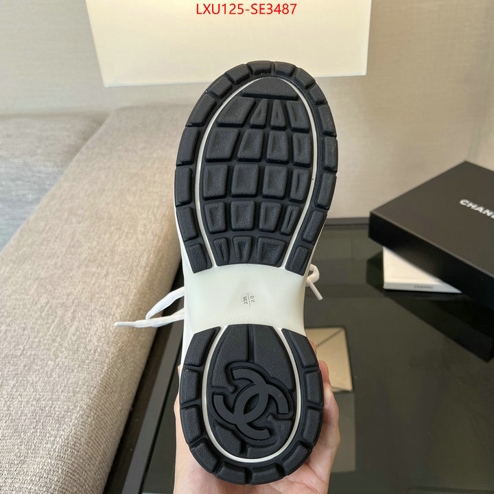 Women Shoes-Chanel,replica sale online , ID: SE3487,$: 125USD