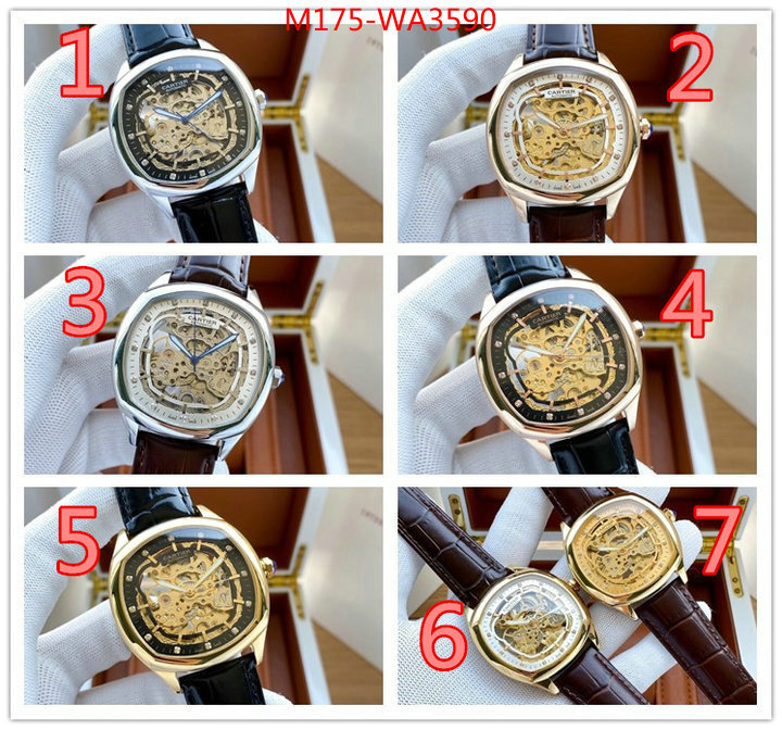 Watch(4A)-Cartier,is it ok to buy replica ,ID: WA3590,$: 175USD