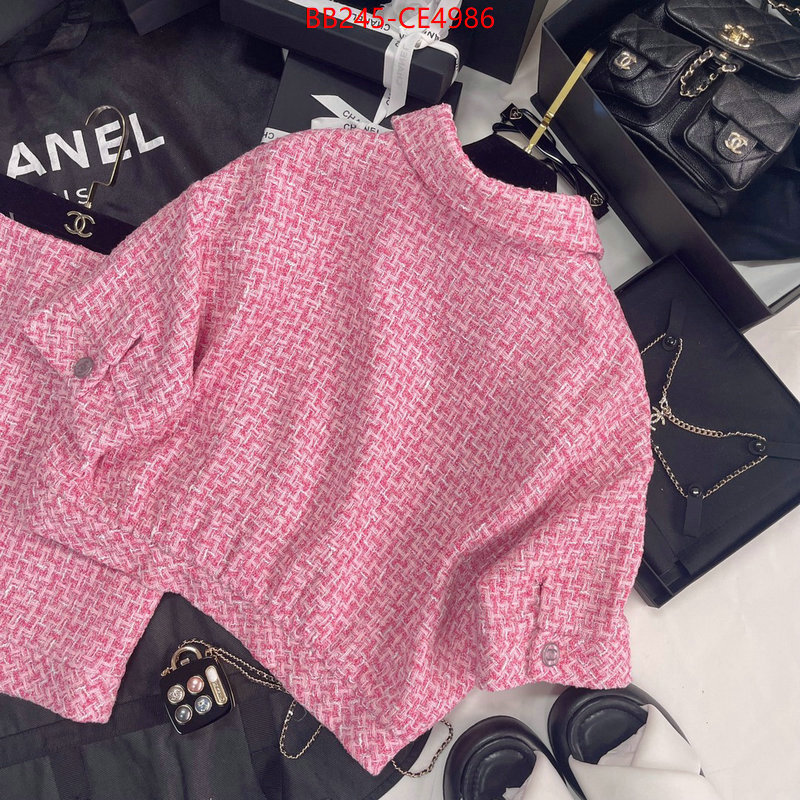 Clothing-Chanel,aaaaa , ID: CE4986,$: 245USD