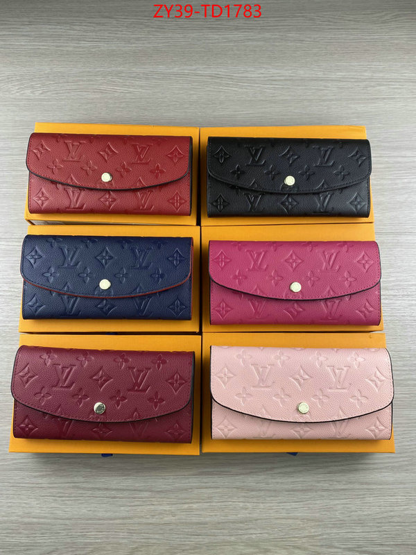 LV Bags(4A)-Wallet,ID: TD1783,$: 39USD