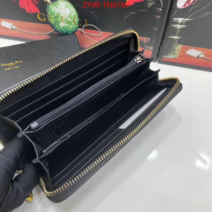 Dior Bags(4A)-Wallet-,ID: TN6789,$: 49USD