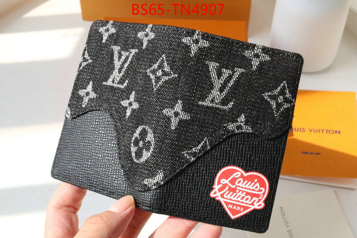 LV Bags(TOP)-Wallet,ID: TN4907,$: 65USD