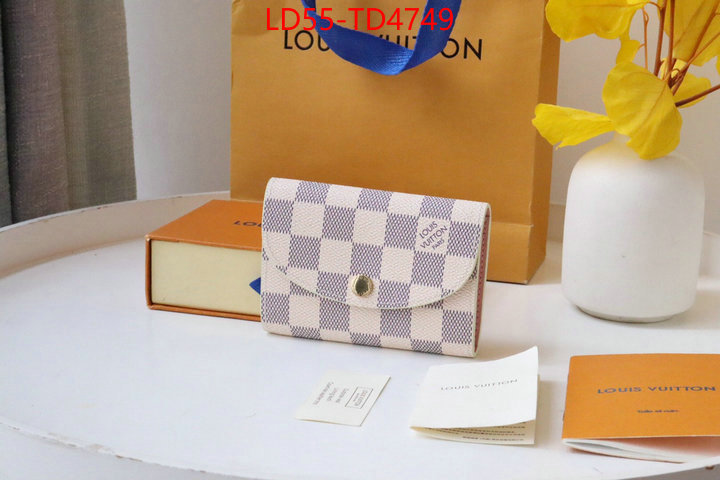 LV Bags(TOP)-Wallet,ID: TD4749,$: 55USD