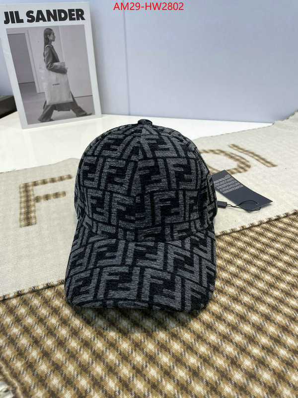 Cap (Hat)-Fendi,fake designer , ID: HW2802,$: 29USD