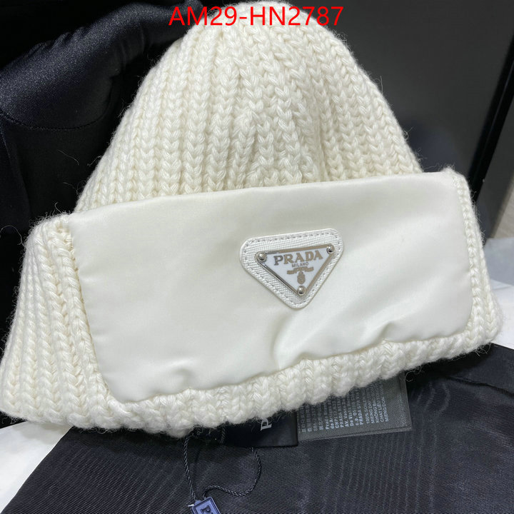 Cap (Hat)-Prada,where could you find a great quality designer , ID: HN2787,$: 29USD