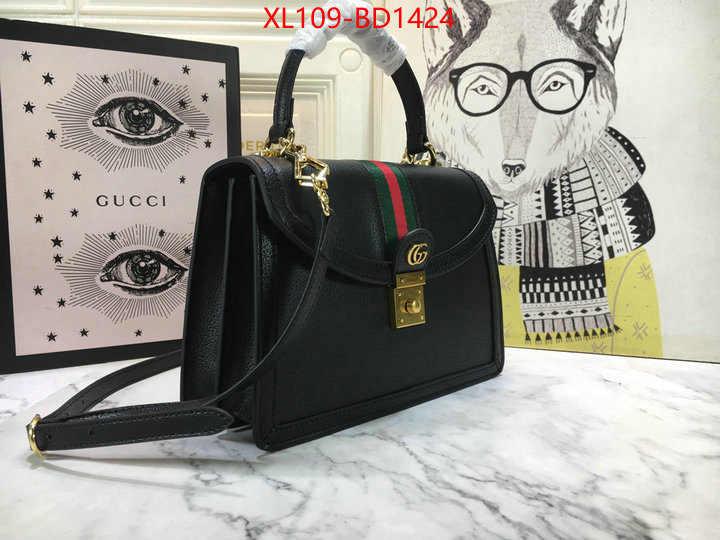 Gucci Bags(4A)-Handbag-,top quality designer replica ,ID: BD1424,$: 109USD