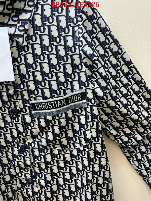 Clothing-Dior,quality replica ,ID: CE3726,$:135USD