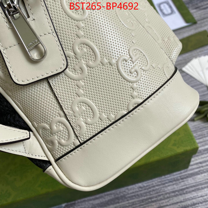 Gucci Bags(TOP)-Backpack-,best luxury replica ,ID: BP4692,$: 265USD