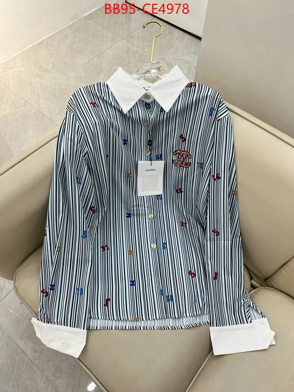 Clothing-Chanel,best site for replica , ID: CE4978,$: 95USD