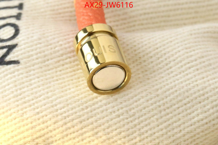 Jewelry-LV, ID: JW6116 ,top 1:1 replica,$: 29USD